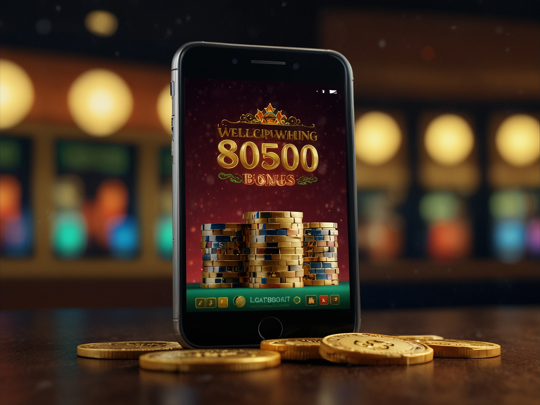 Bonus coins and mobile display