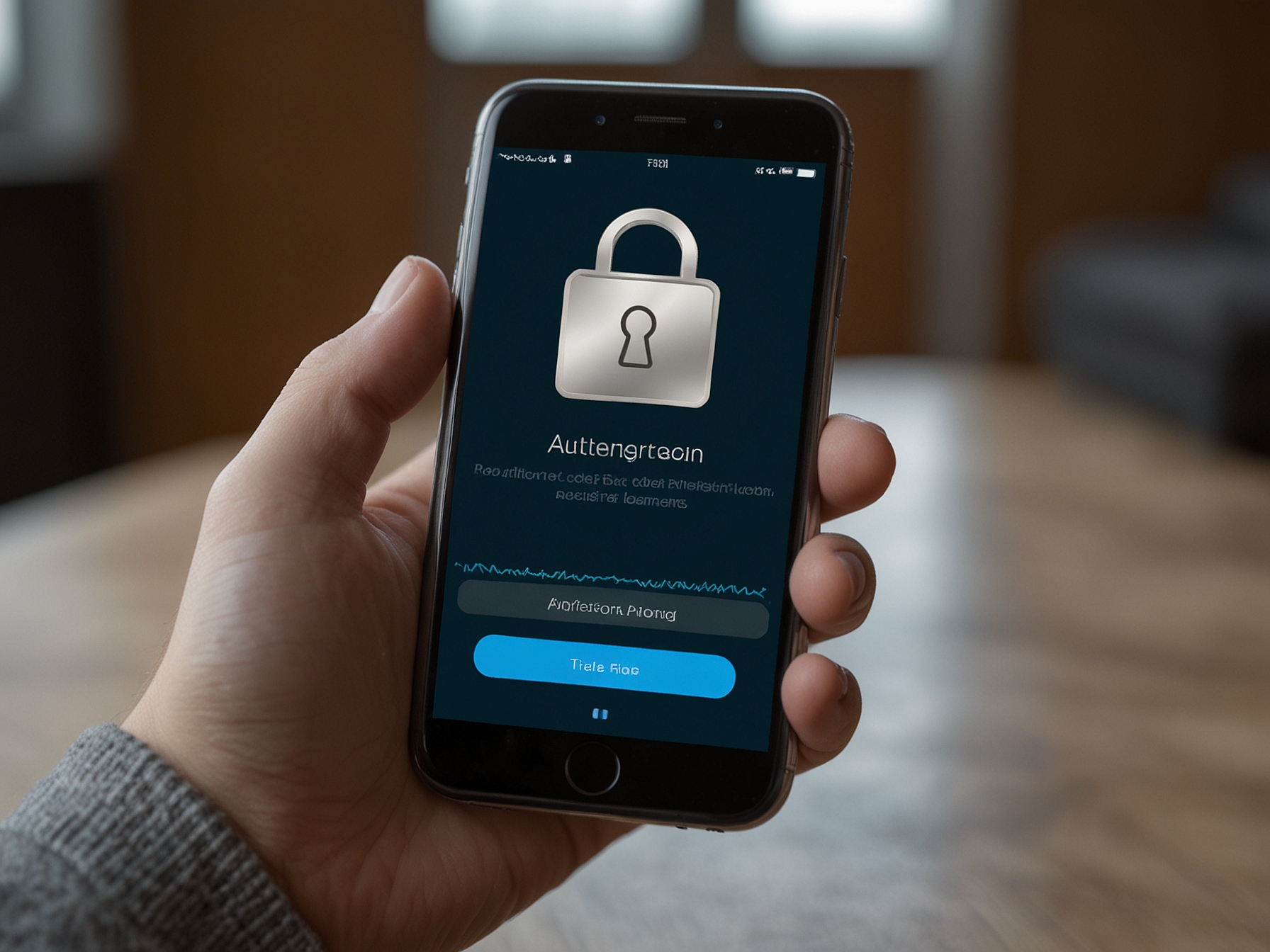 User enabling two-factor authentication